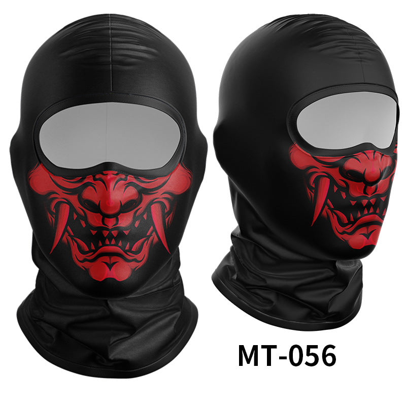 Cycling Windproof Hood Breathable Sunscreen Men's and Women's Ice Silk Fabric