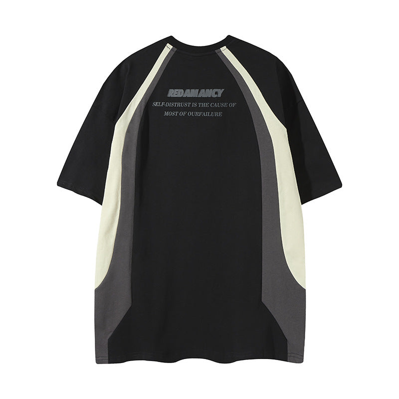 New York Hip Hop Style Vintage Short Sleeve T-Shirt Loose Casual
