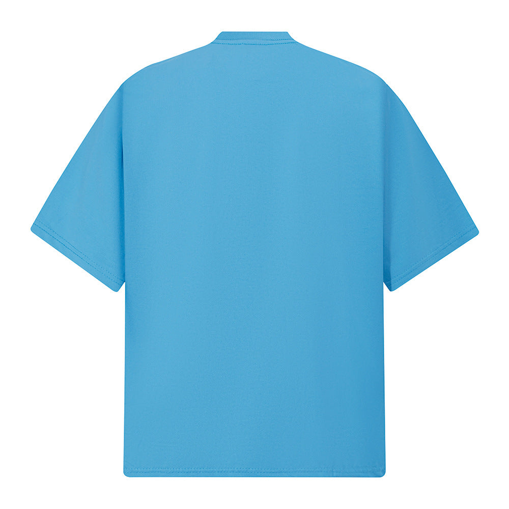 Hip hop shirt round neck short sleeve summer graffiti print short sleeve t-shirt