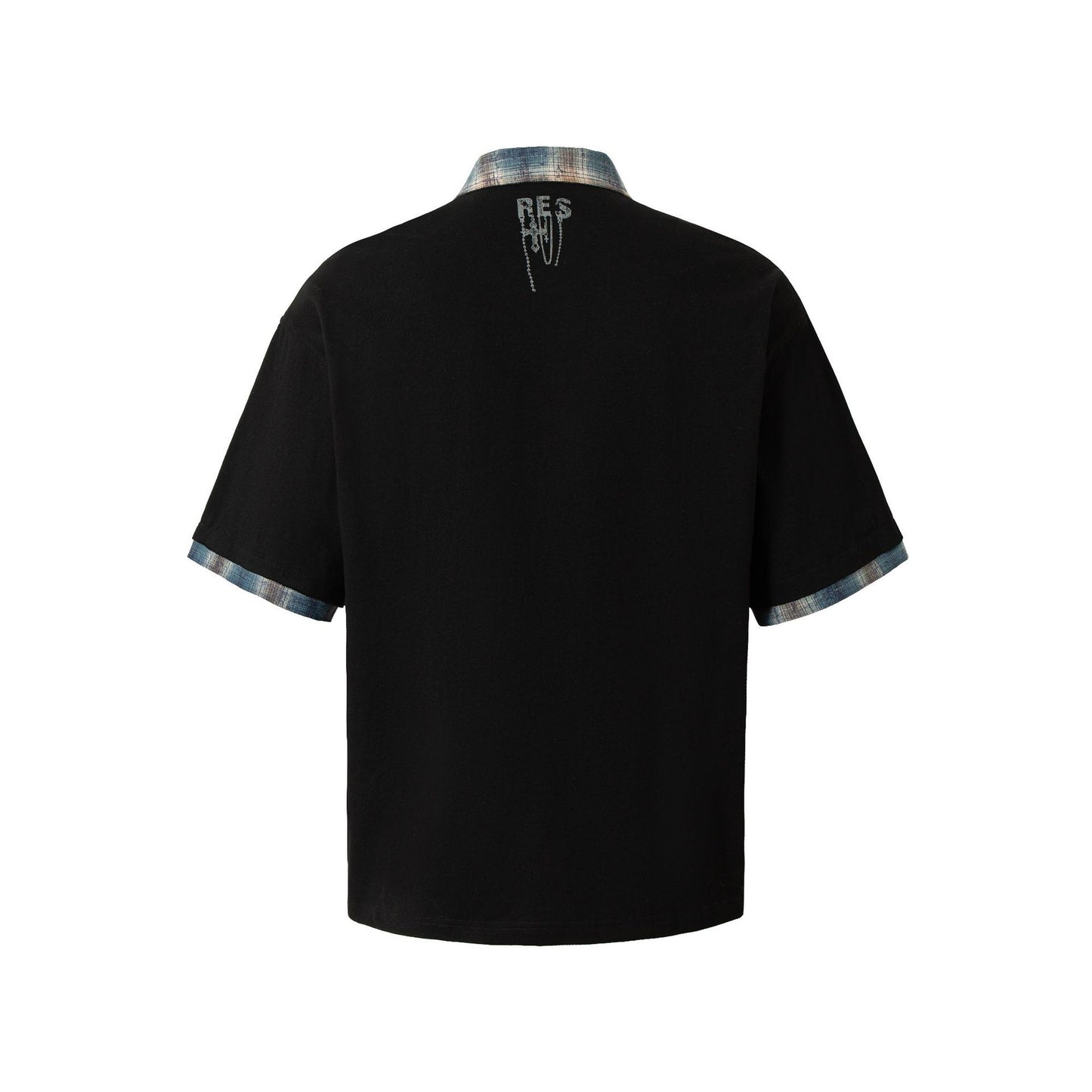 Hip hop shirt Vintage hip hop graffiti POLO shirt lapel T-shirt