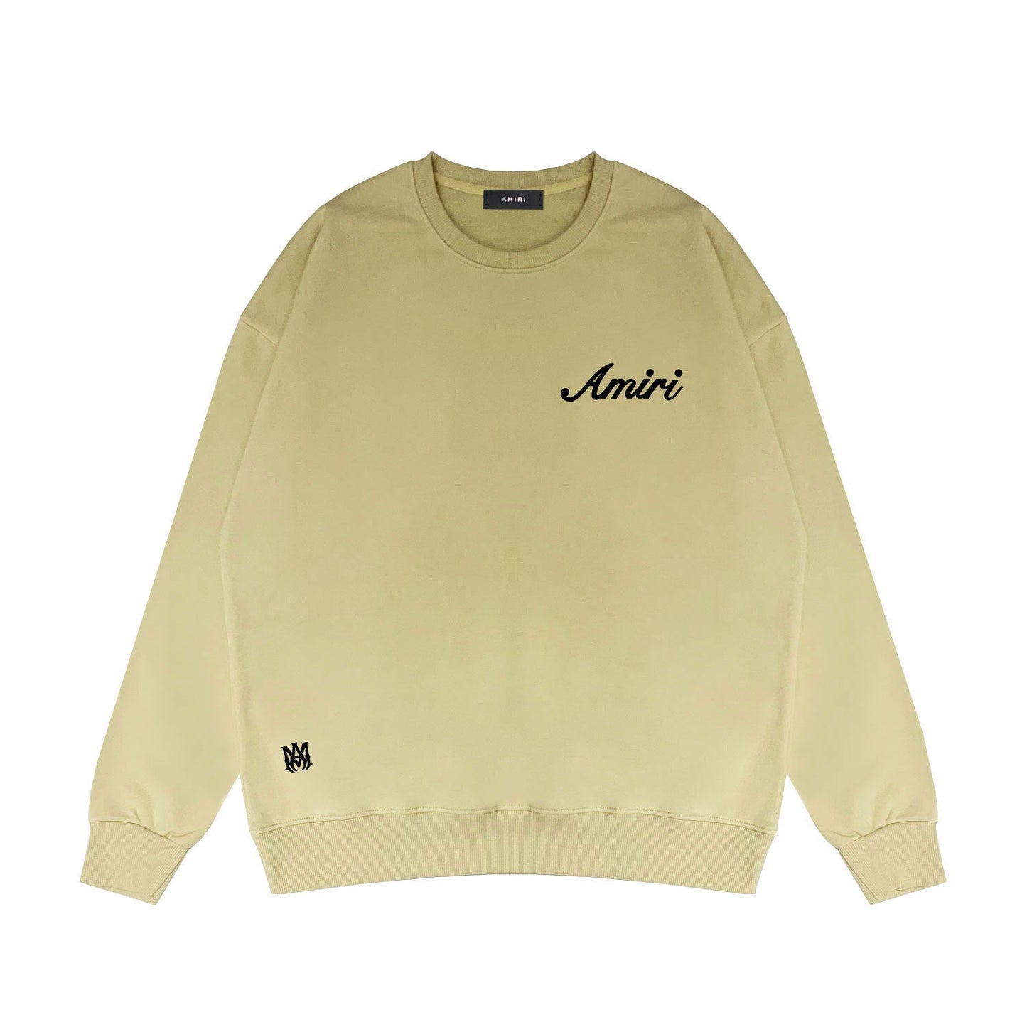 Amiri Long Sleeved Shirt Fashion Brand Crew Sweatshirts round Neck Sweater