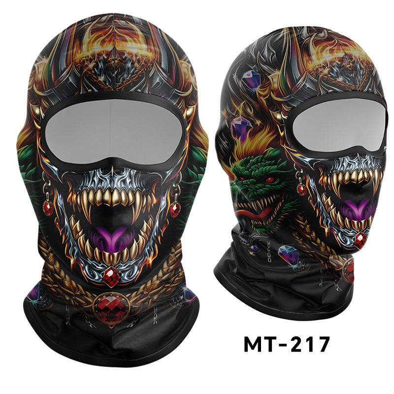 Cycling Windproof Hood Breathable Sunscreen Windproof Men's and Women's Ice Silk Fabric Lining Cap