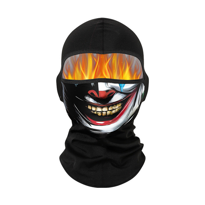 Cycling Windproof Hood Autumn and Winter Fleece Warm Windproof Cold Breathable