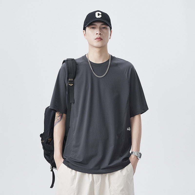 Mens T-shirts Summer Loose Short Sleeves