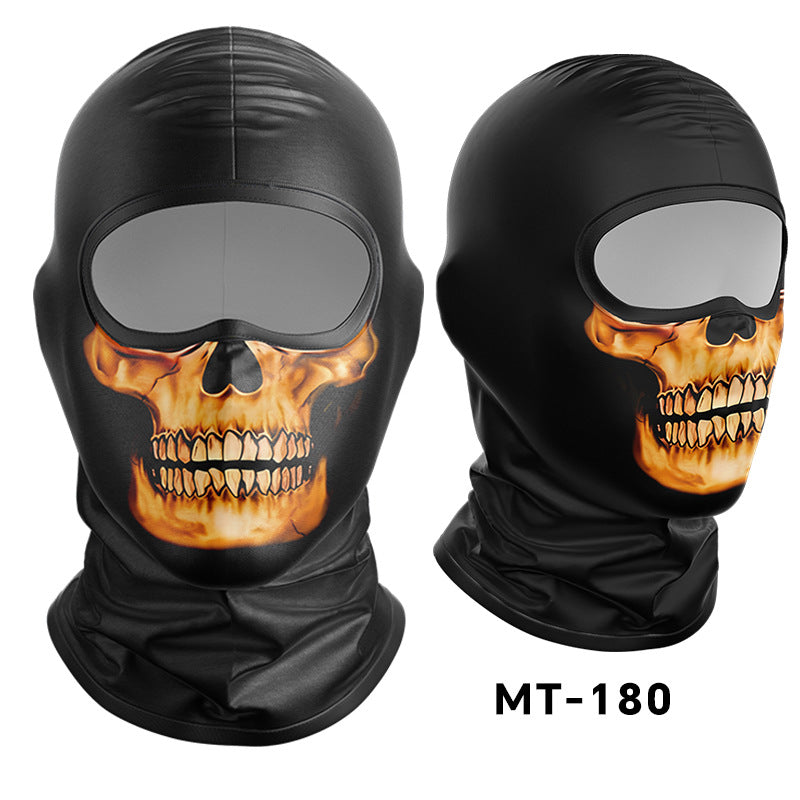 Cycling Windproof Hood Sunscreen Ice Silk Fabric