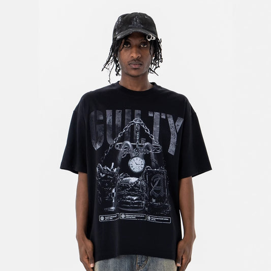 Vintage 90s Hip Hop Clothing Vintage Summer Short Sleeve T-Shirt