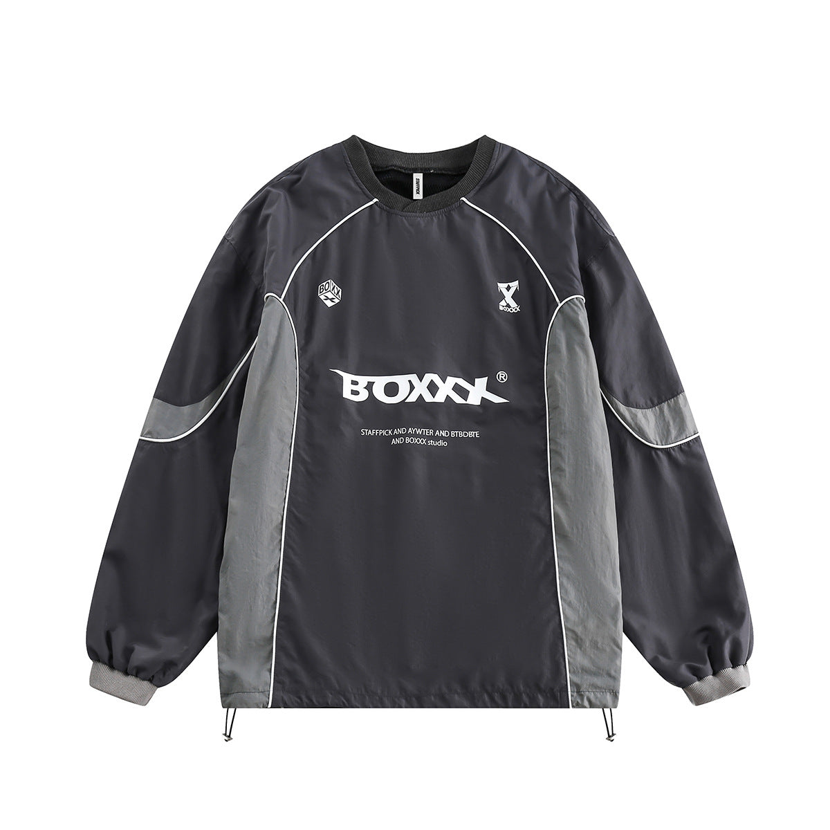 Unisex long-sleeved shirt spring and summer retro