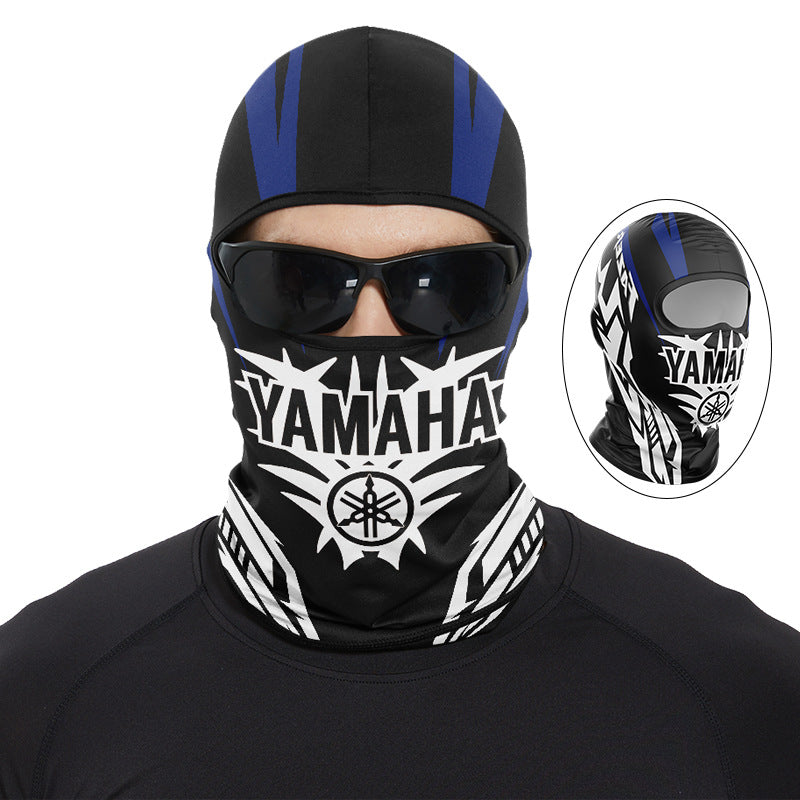 Cycling Windproof Hood Ice Silk Full Face Sunscreen