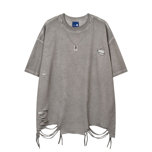 Hip hop shirt summer wash t-shirt short sleeve