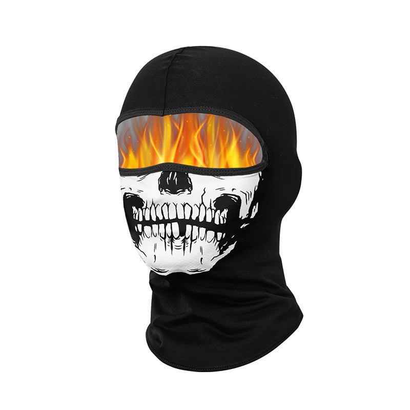 Cycling Windproof Hood Windproof Warm Fleece Autumn and Winter Breathable Men's