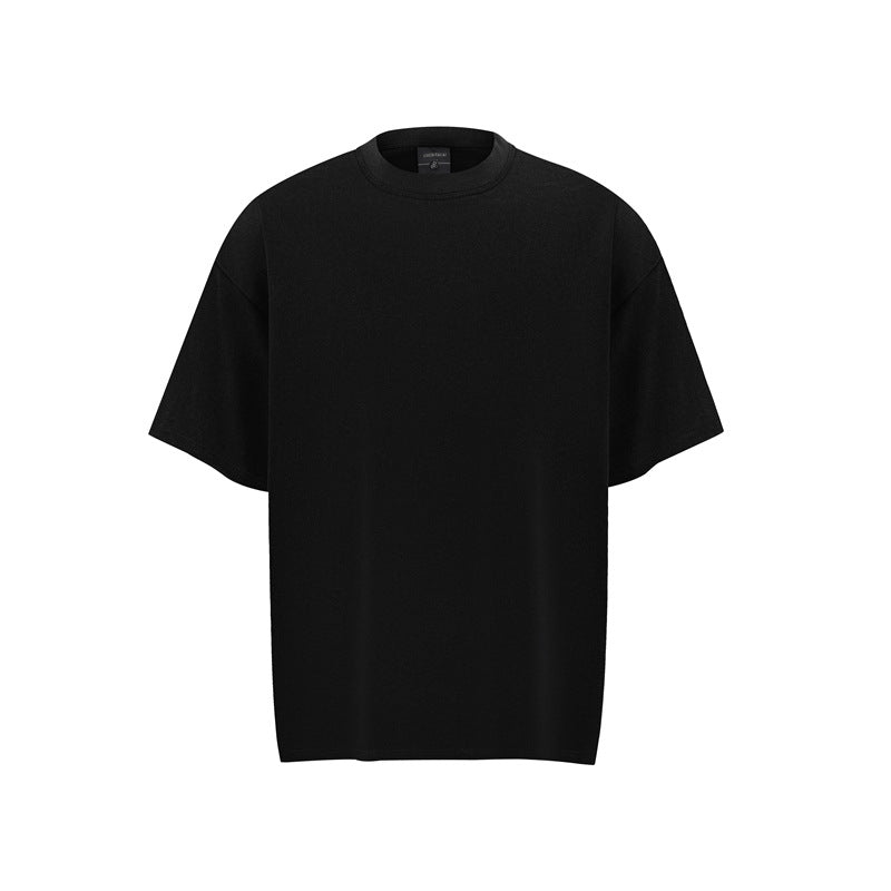 Hip hop clothing new york summer short sleeves retro washed old loose t-shirt