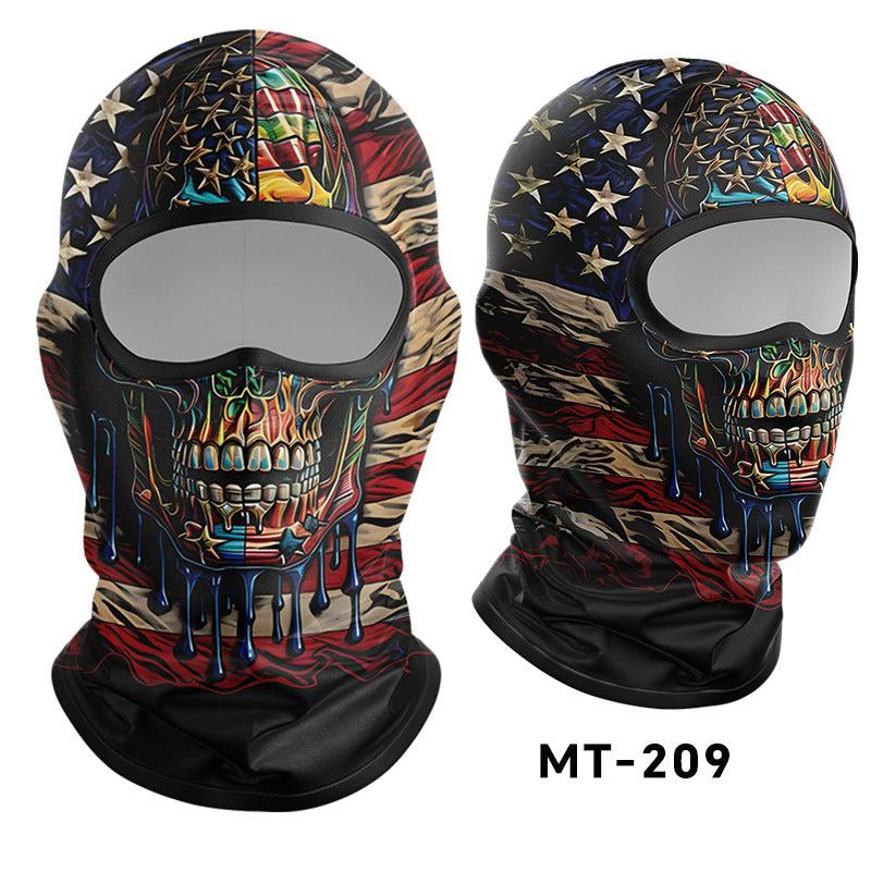 Cycling Windproof Hood Breathable Sunscreen Windproof Men's and Women's Ice Silk Fabric Lining Cap