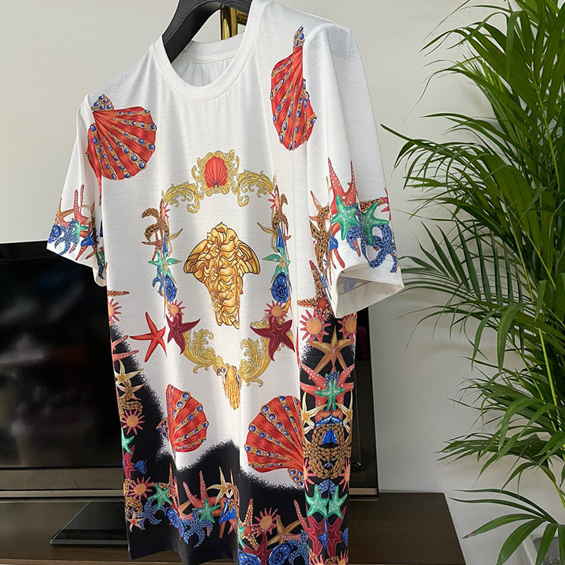 East Coast Shirts Spring/Summer Casual Men's Short Sleeve Crew Neck T-Shirt