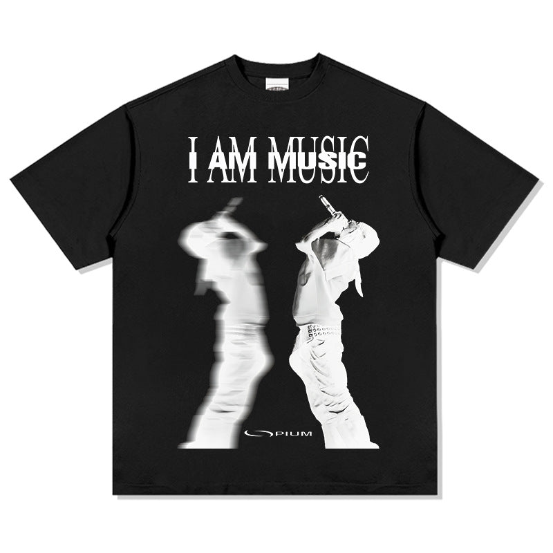 New york hip hop shop vintage hip hop playbois carti print short sleeve t-shirt