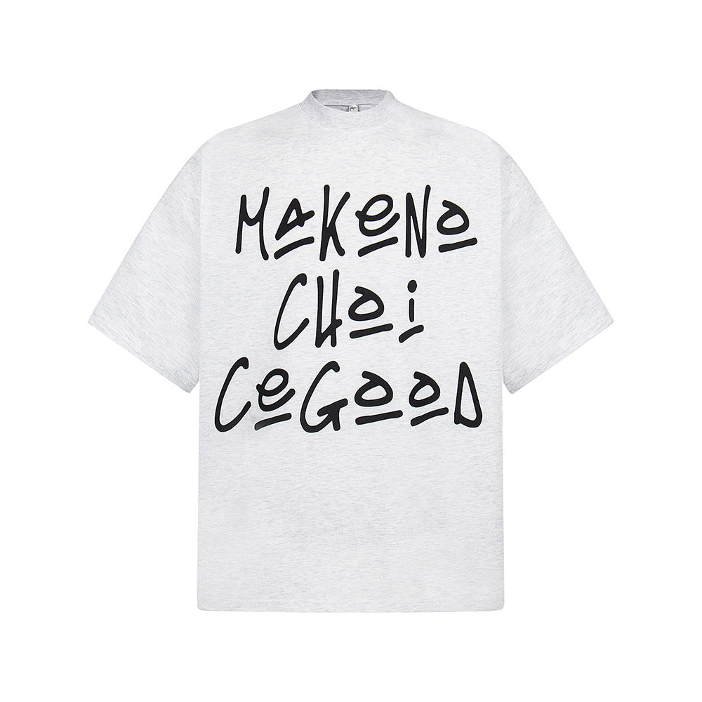 Nostalgia T Shirts Vintage Loose Casual Short Sleeve T-Shirt