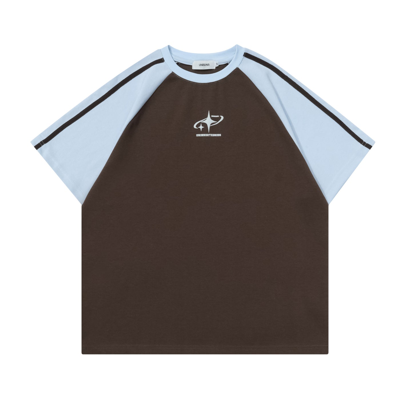 Unisex T-shirts Summer Splicing Color Men's Loose Short Sleeve T-Shirt