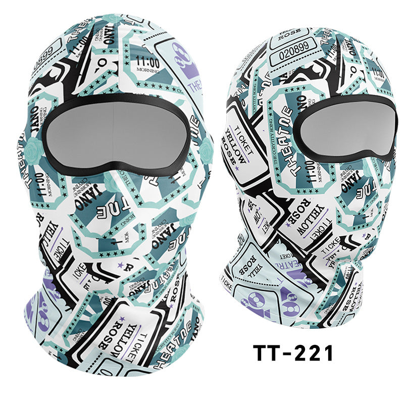 Cycling Windproof Hood Sunscreen Ice Silk Headgear