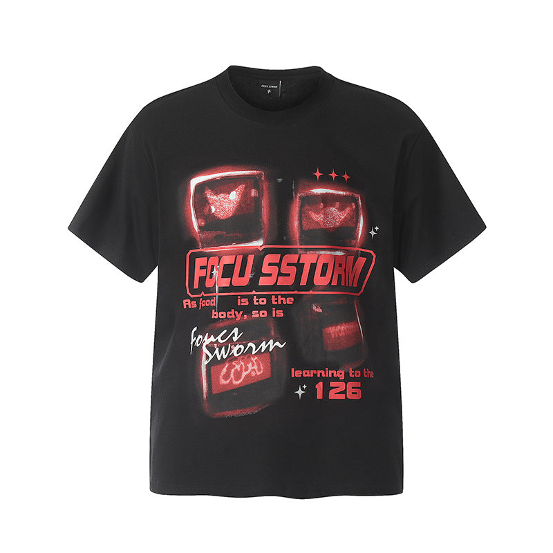 Marcas De Streetwear Short Sleeve T-Shirt Summer Casual Loose Top