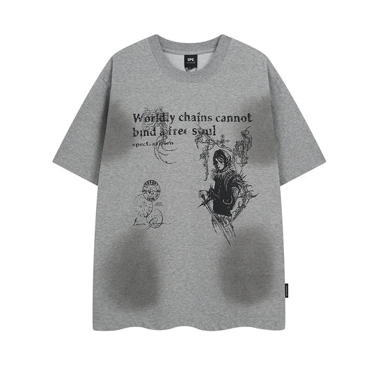Ye T Shirt Cartoon Character T-Shirt Short Sleeve