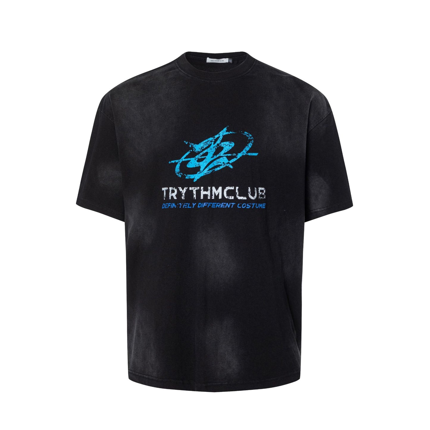 Unisex T-shirts Summer Spray Color Men's Loose Short Sleeve T-Shirt