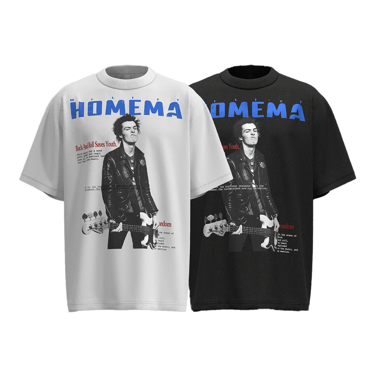 T shirt vintage usa summer vintage hip hop character print short sleeve t-shirt