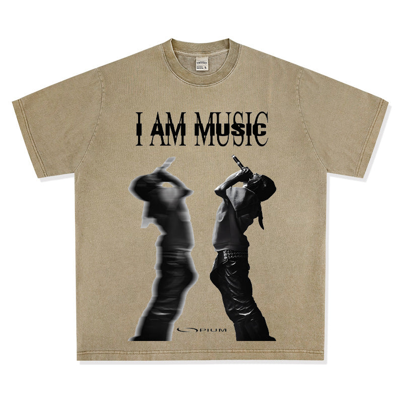 New york hip hop shop vintage hip hop playbois carti print short sleeve t-shirt