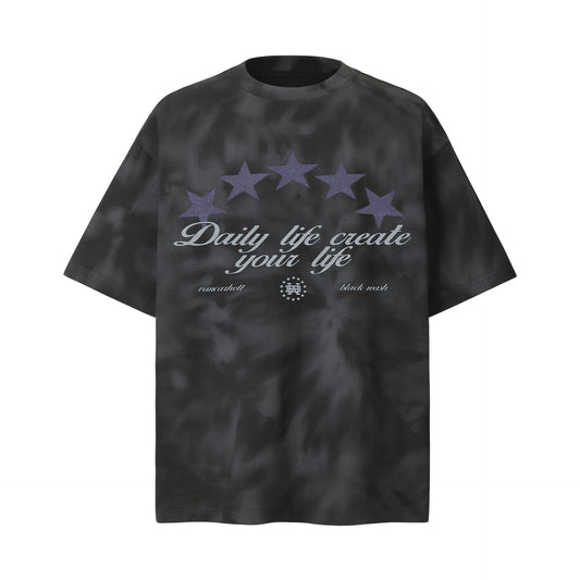 Unisex T-shirts Summer Letter Pattern Men's Short Sleeve T-Shirt