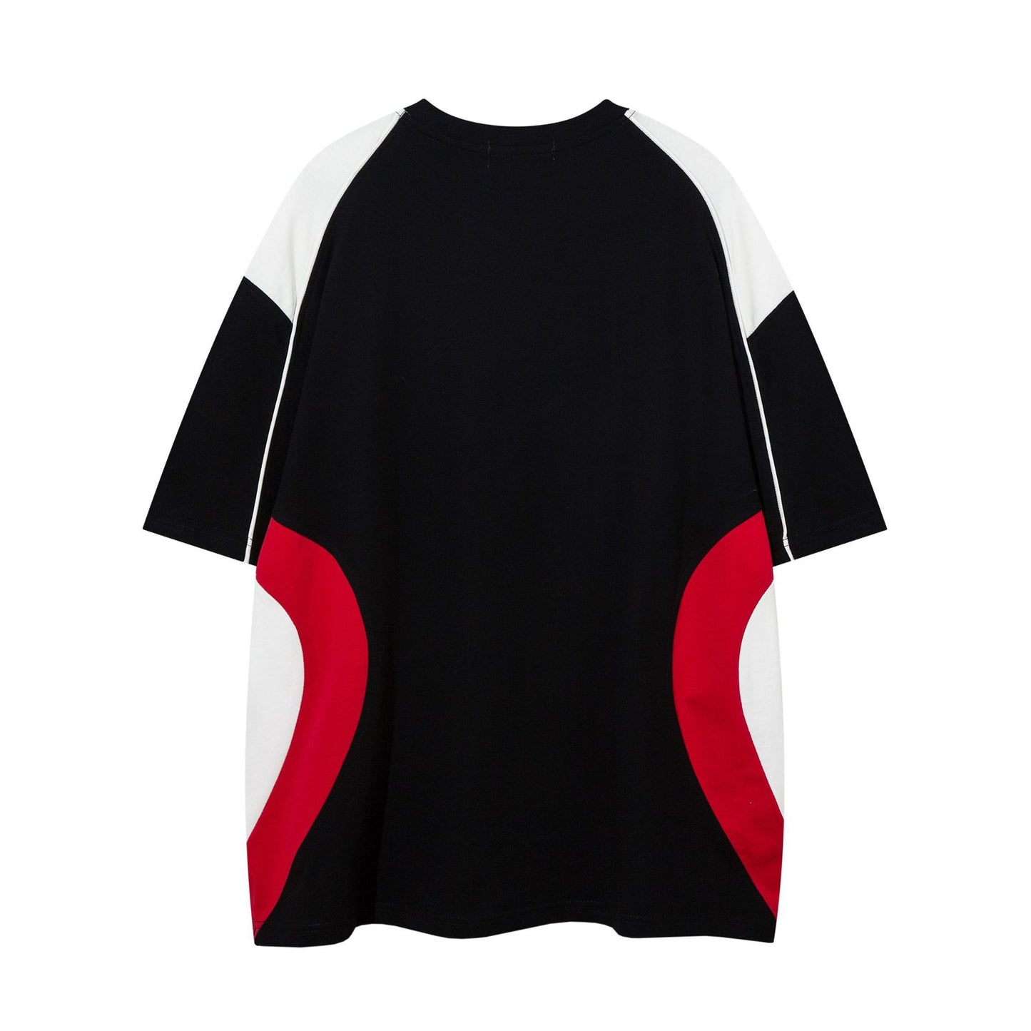 Racing oversized t shirt retro locomotive style t-shirt racing suit sweatshirt short sleeve t-shirt
