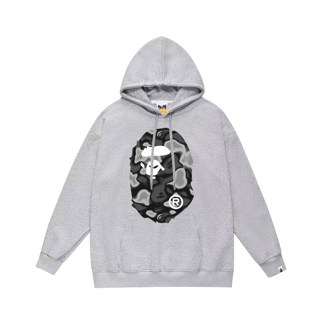 Ape Hoodie Autumn/Winter Letter Print Loose Hoodie Pullover Ape Sweater