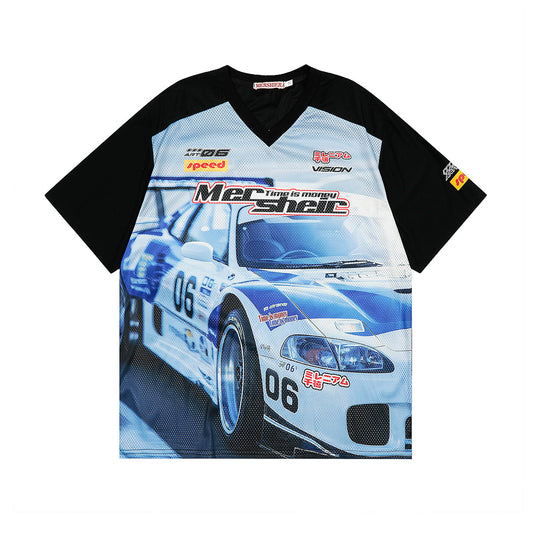 Hip hop shirt summer quick drying t-shirt short sleeve