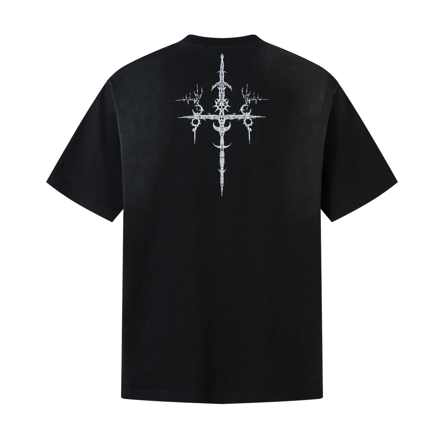 Hip Hop Clothing Summer Hip Hop Wash T-Shirt Short Sleeve