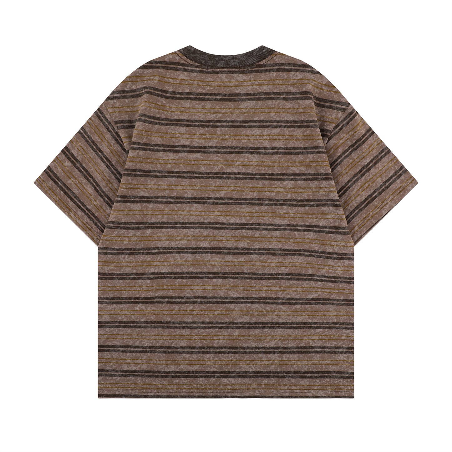 Vintage tarz t shirt vintage striped short sleeve t-shirt summer loose casual top