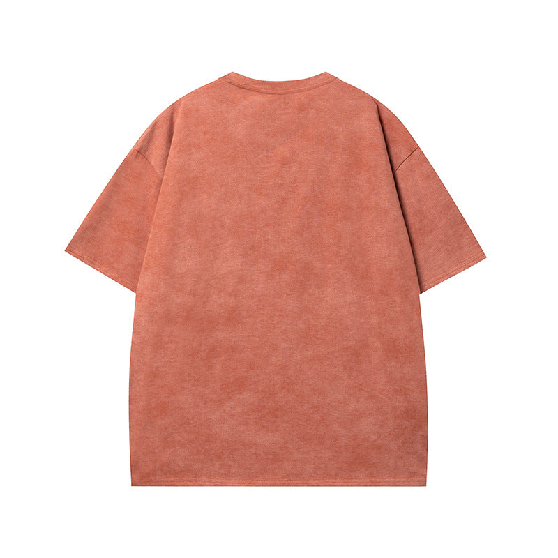 Vintage Tišö Rt Vintage Alphabet Print Short Sleeve T-Shirt Summer Loose Oversize Top