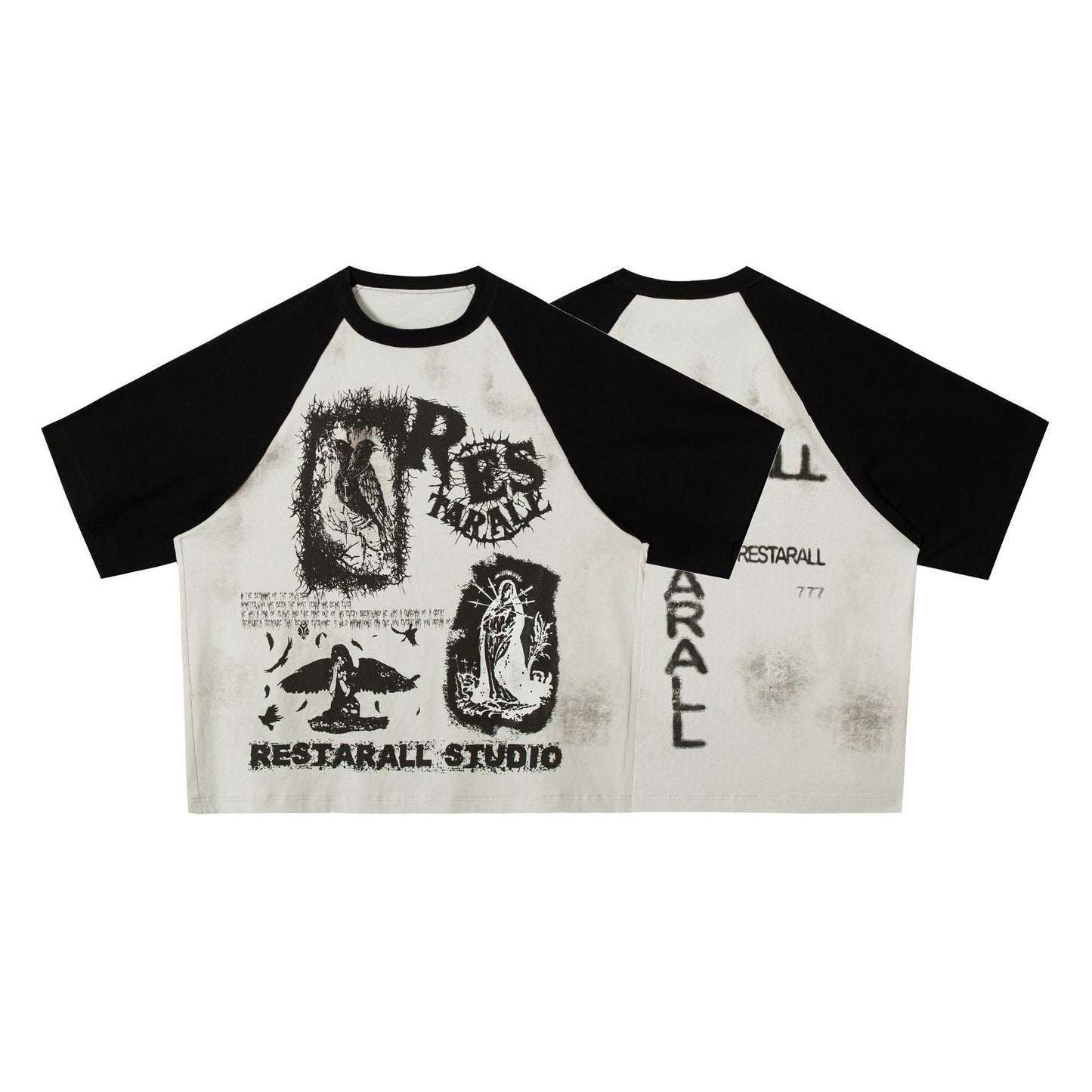 Hustle vintage summer rockshirt short sleeve