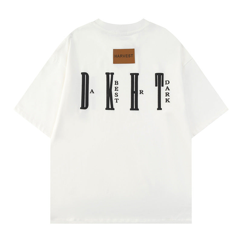 Hip Hop Clothes New York Alphabet Print Short Sleeve T-Shirt Summer