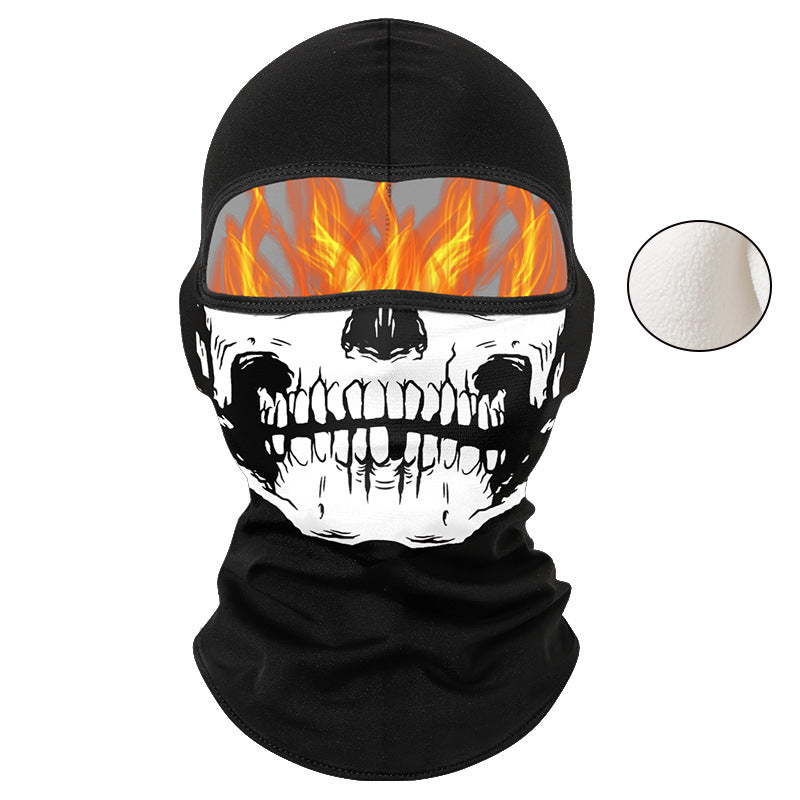 Cycling Windproof Hood Winter Fleece Windproof Cold Warm Scarf Hat