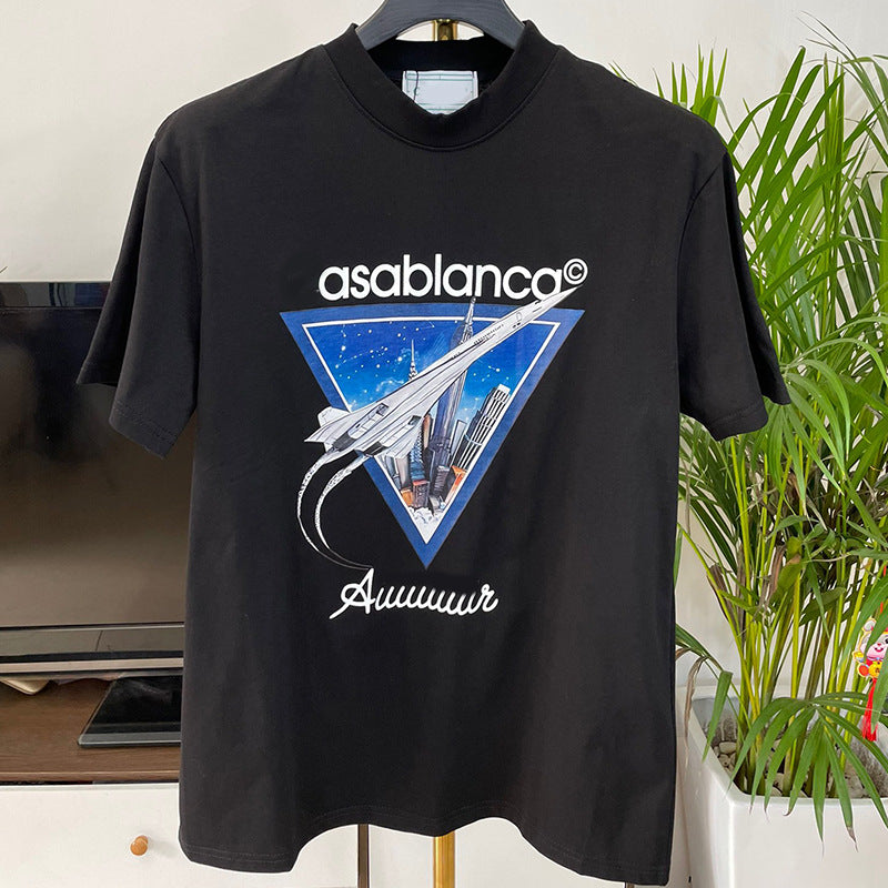 East Coast Shirts Summer Casual Crew Neck Short Sleeve Men's T-Shirt Top