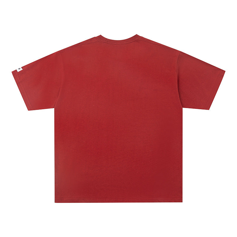 Hip hop shirt vintage letter casual short sleeve t-shirt summer oversize top