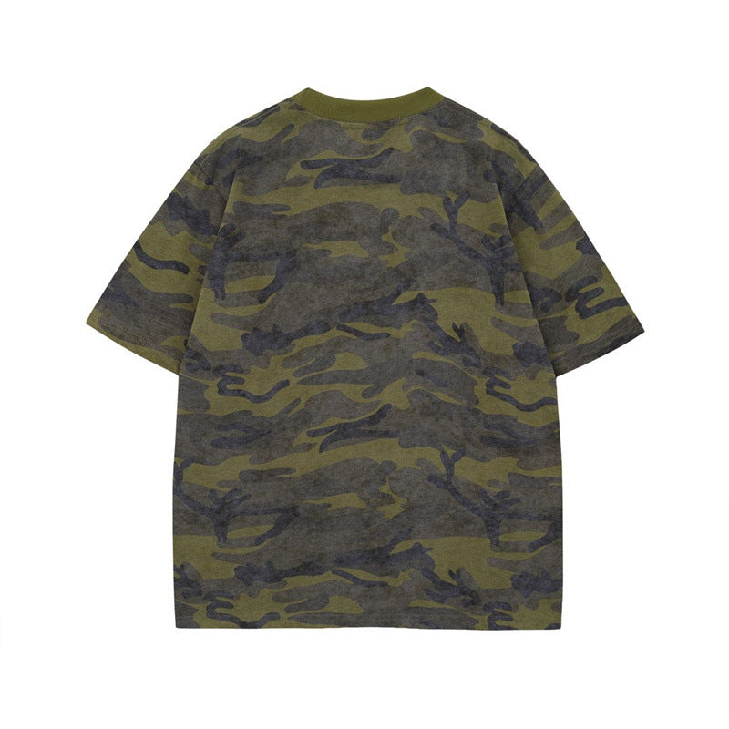 US drip outfits Summer Vintage Casual Loose Short Sleeve T-Shirts
