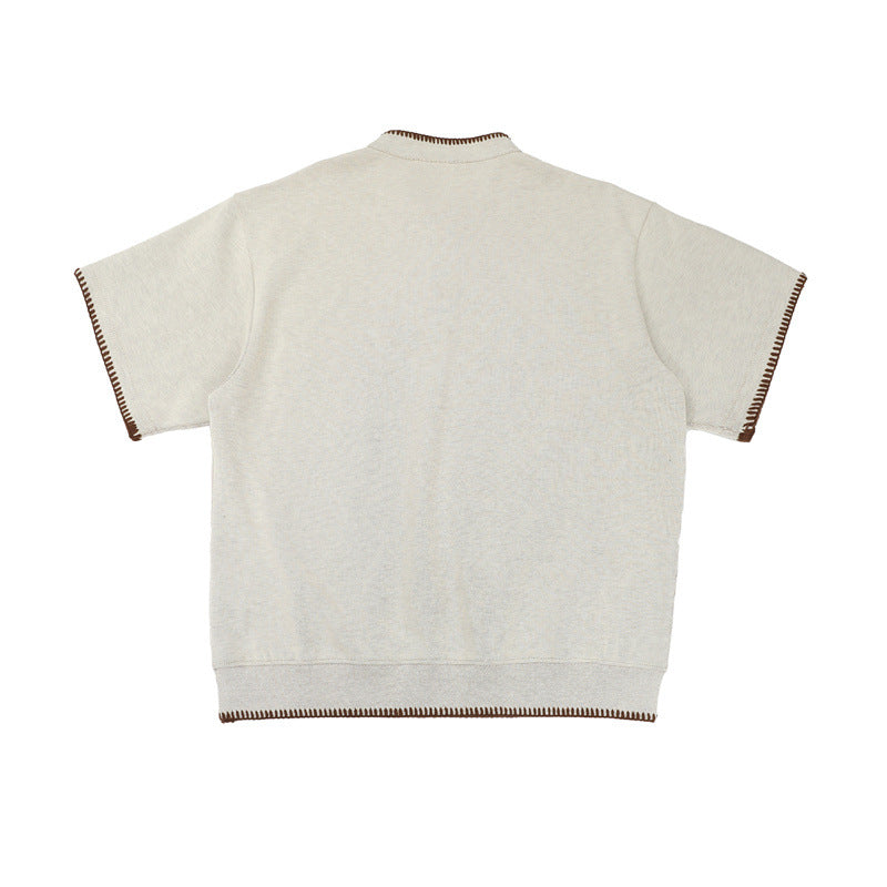 US drip outfits Summer Vintage Casual Loose Short Sleeve T-Shirts