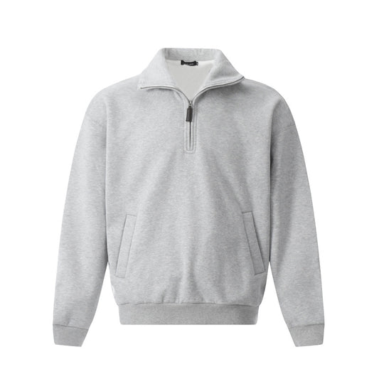 Streetwear Hoodie Zip-Up Lapel Sweater Winter Loose Casual Top