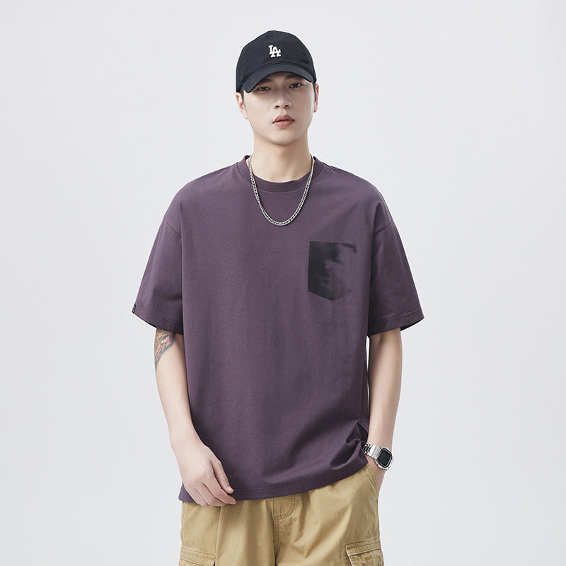 Mens T-shirts Short Sleeves Summer Loose