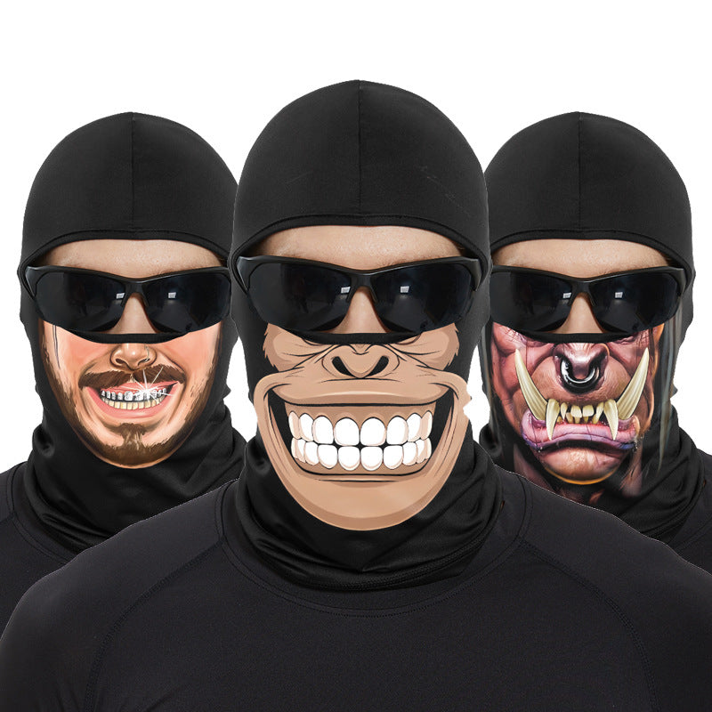 Cycling Windproof Hood Sunscreen Ice Silk Headgear