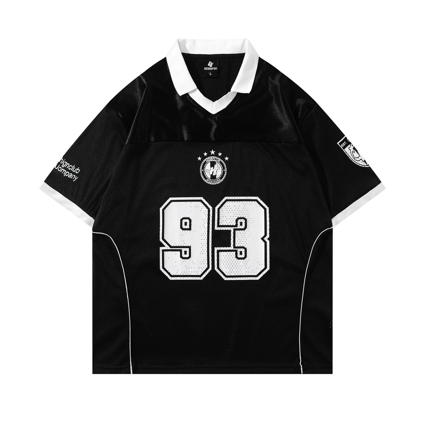 Hip hop shirt summer short sleeve t-shirt lapel polo shirt