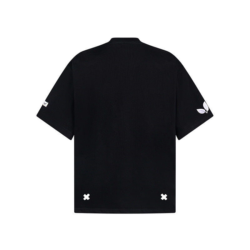 Hip Hop Clothes New York Embroidered Short Sleeve T-Shirt Summer Oversize Casual Top