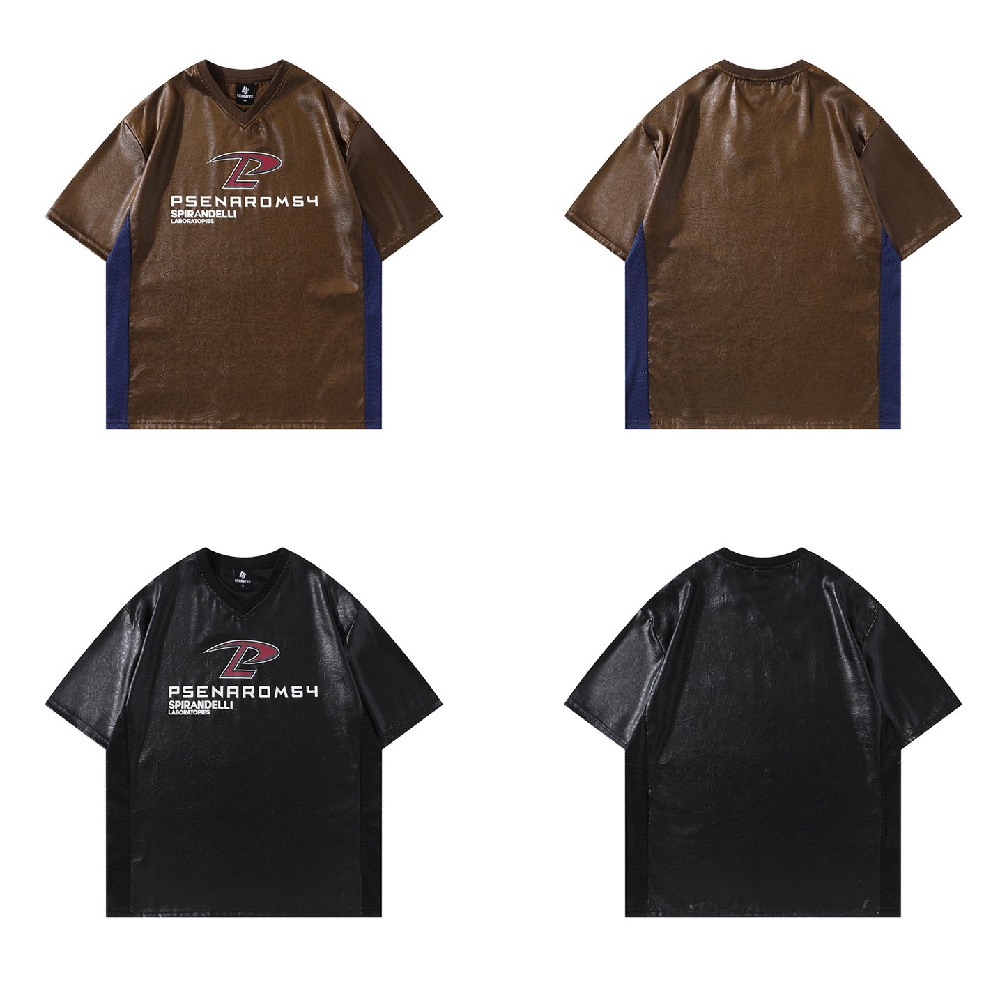 Vintage tarz t shirt alphabet print short sleeve leather t-shirt summer loose casual top
