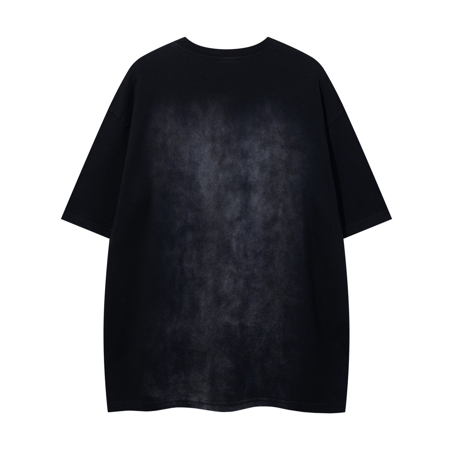 Distorted vintage summer short-sleeved t-shirt loose casual top