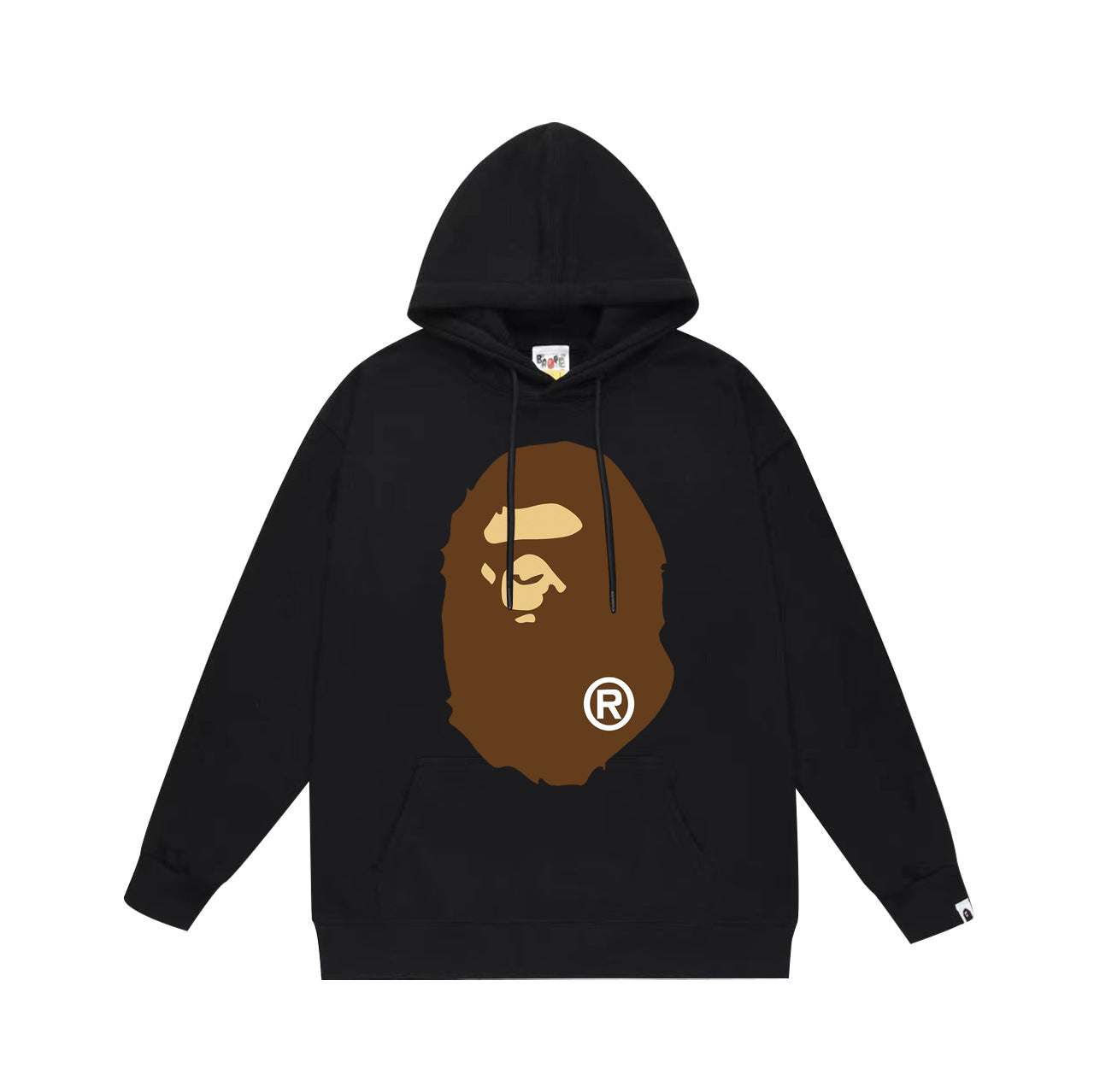 Ape Hoodie Autumn/Winter Letter Print Loose Hoodie Pullover Ape Sweater