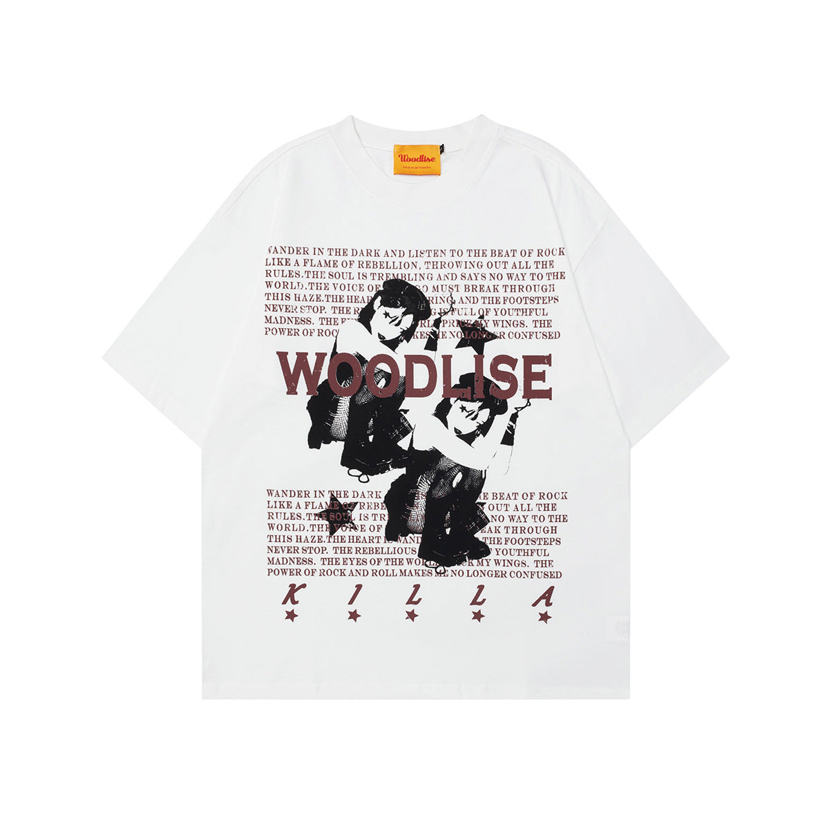 90s West Coast Hip Hop Fashion T Shirts Summer Loose