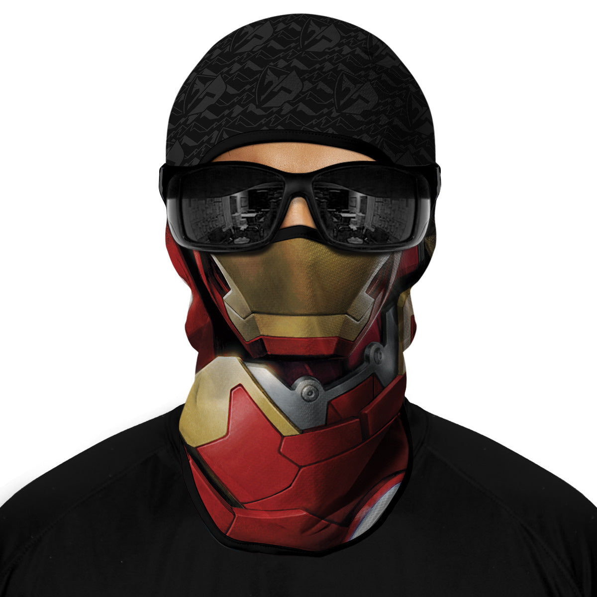 Cycling Windproof Hood Ice Silk Sunscreen Windproof 3D Headgear Men and Women